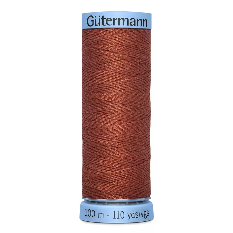 0114 Brick - Gutermann 30wt Silk Thread