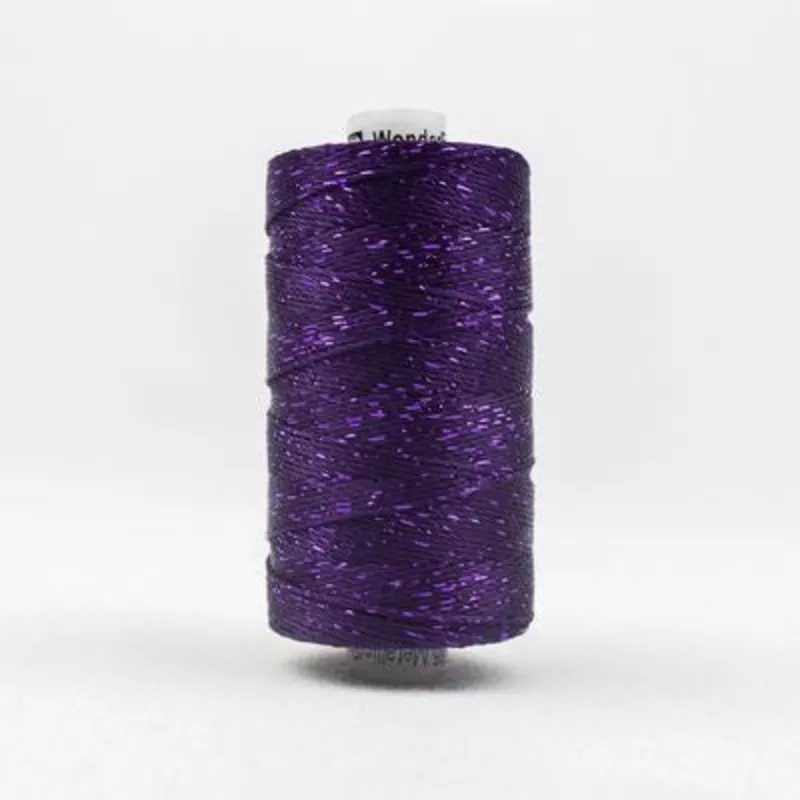 0124 Purple - Wonderfil Dazzle 8wt Rayon/Metallic Thread