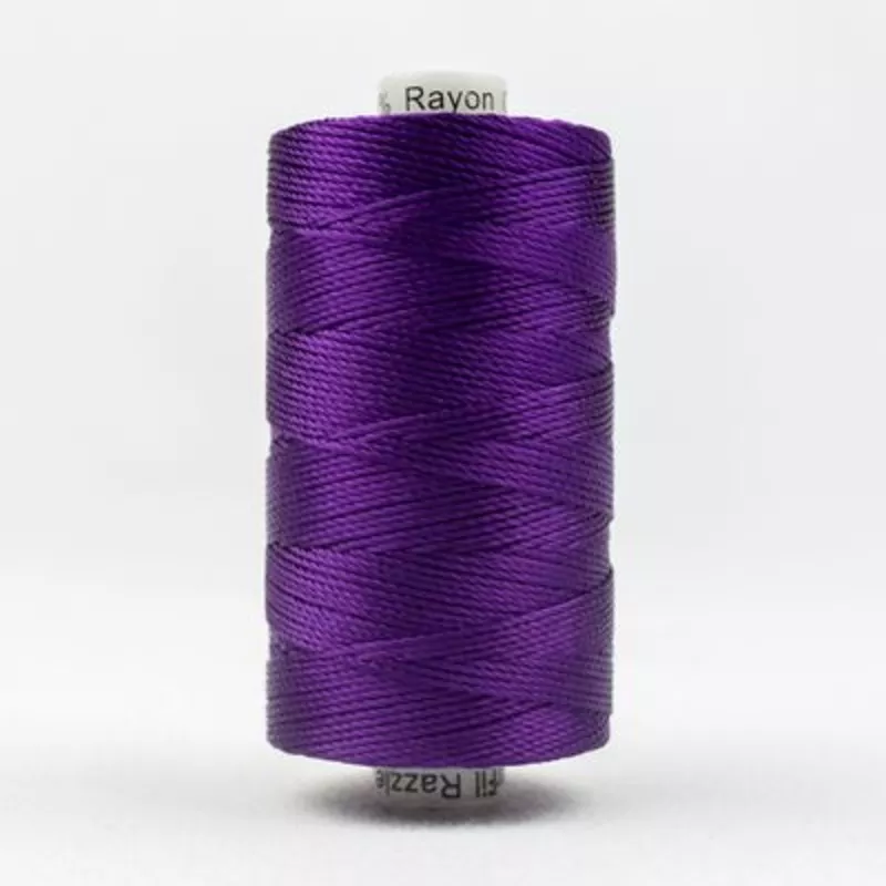 0124 Purple - Wonderfil Razzle 8wt Rayon Thread