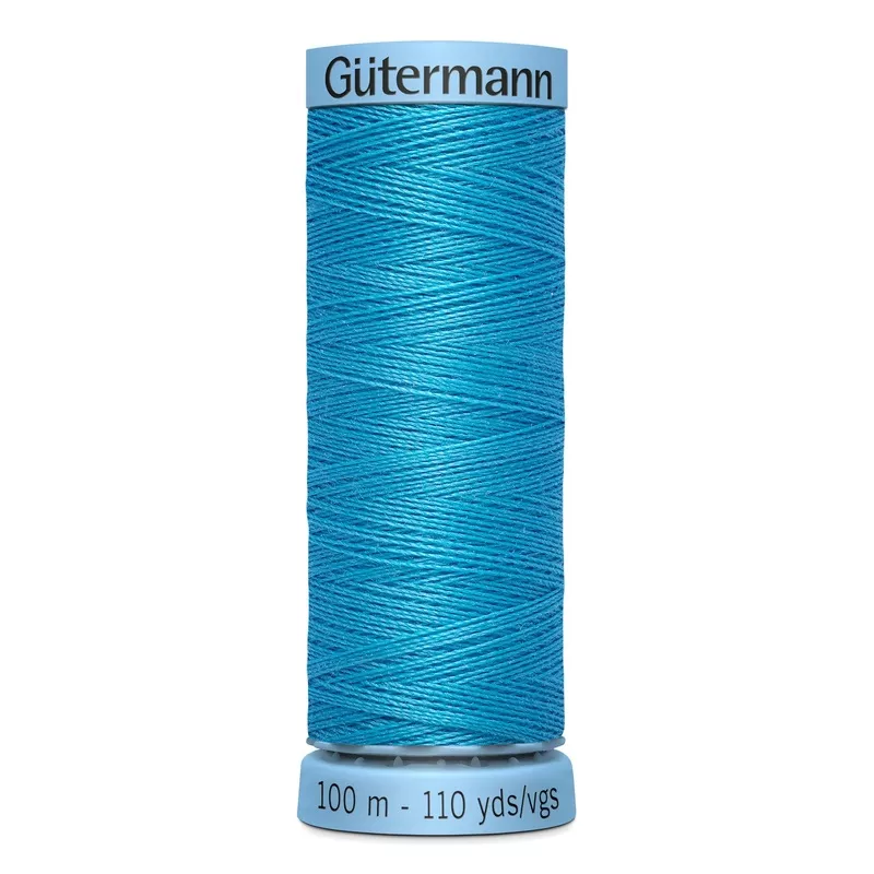 0197 Ocean Blue - Gutermann 30wt Silk Thread