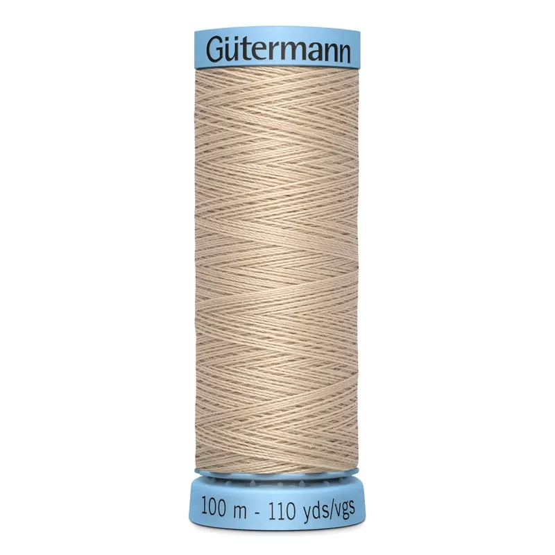 0198 Khaki - Gutermann 30wt Silk Thread