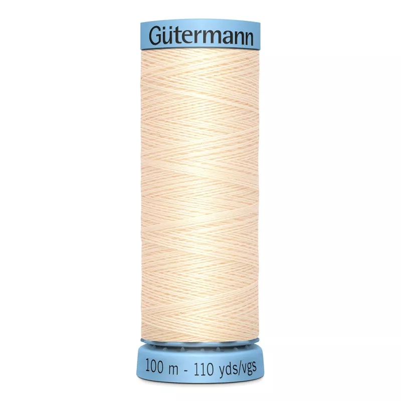 0414 Cream - Gutermann 30wt Silk Thread