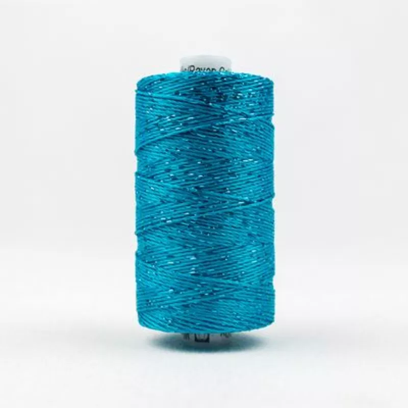 0538 Dk Turquoise - Wonderfil Dazzle 8wt Rayon/Metallic Thread