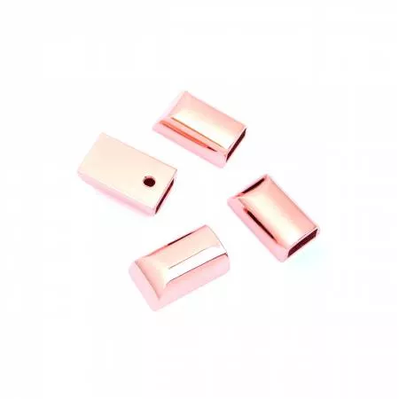 Zipper Cord Ends Rose Gold (4pk)