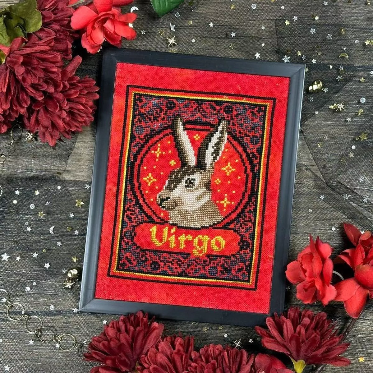 Zodiac Virgo – Cross Stitch pattern by The Stitch Crypt